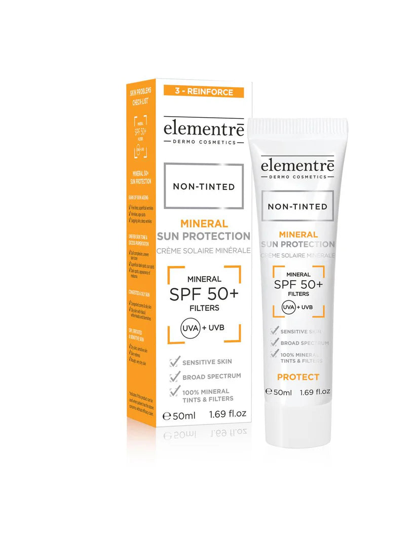 Elementre Mineral Sun Protection SPF50+ Non-Tinted (50ml)