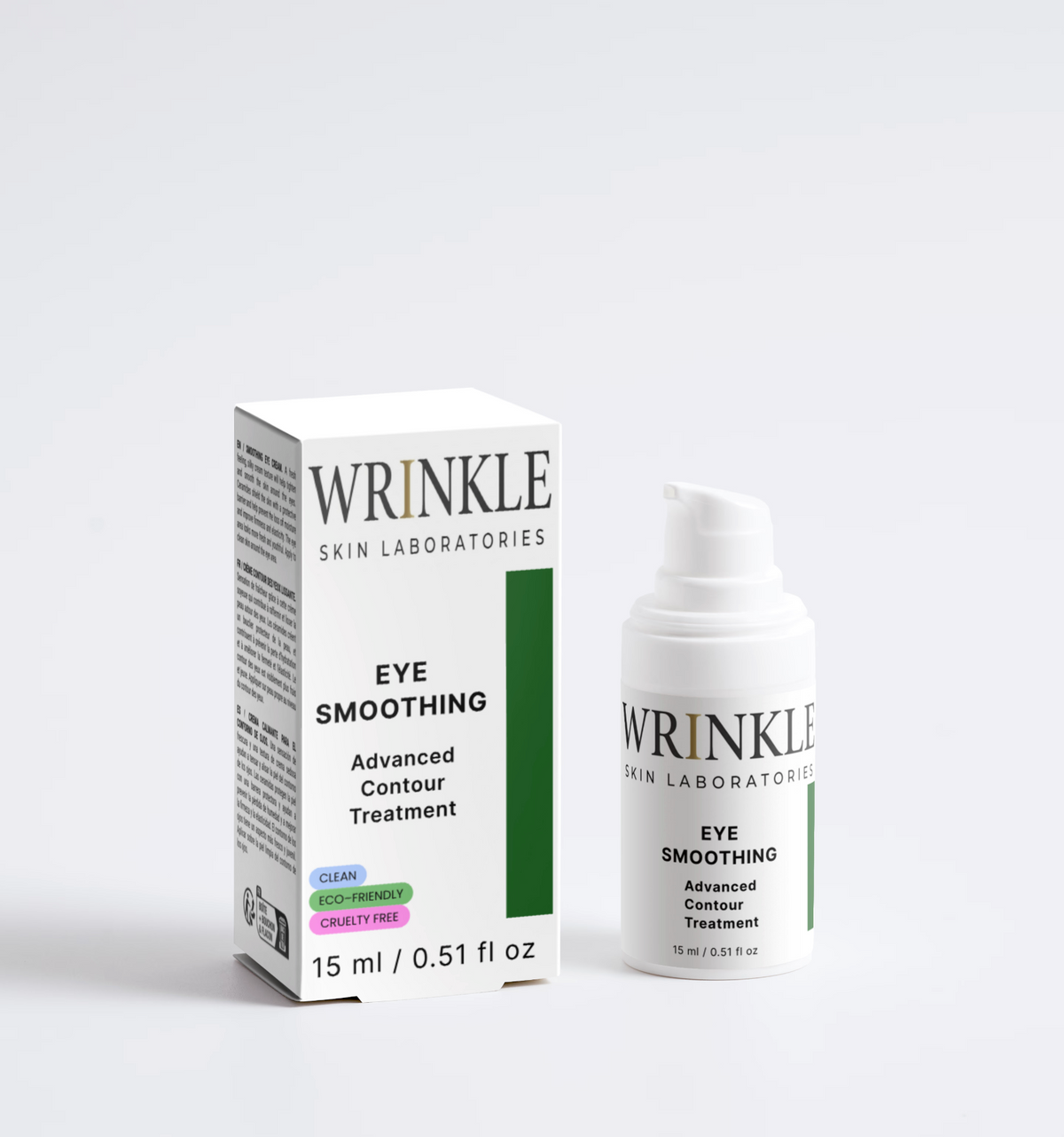 Smoothing Natural Ceramide Eye Cream | Firming & Hydrating | Wrinkle Skin Laboratories