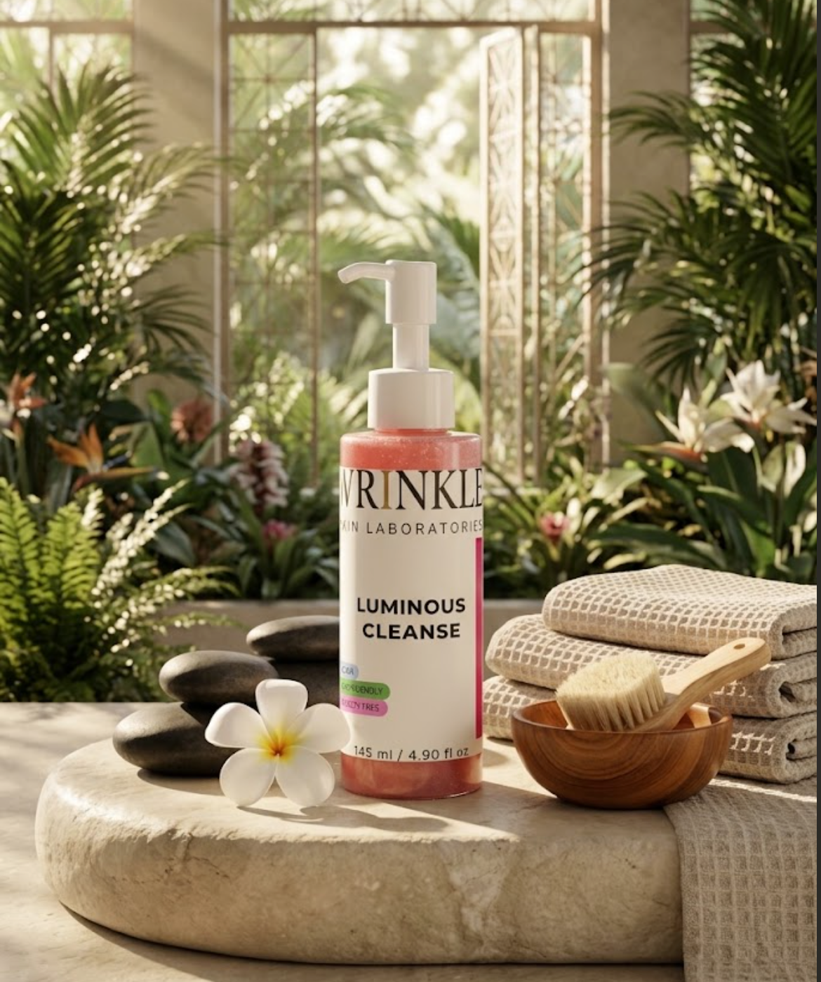 Natural Radiant Glow Facial Wash (145ml) - Wrinkle