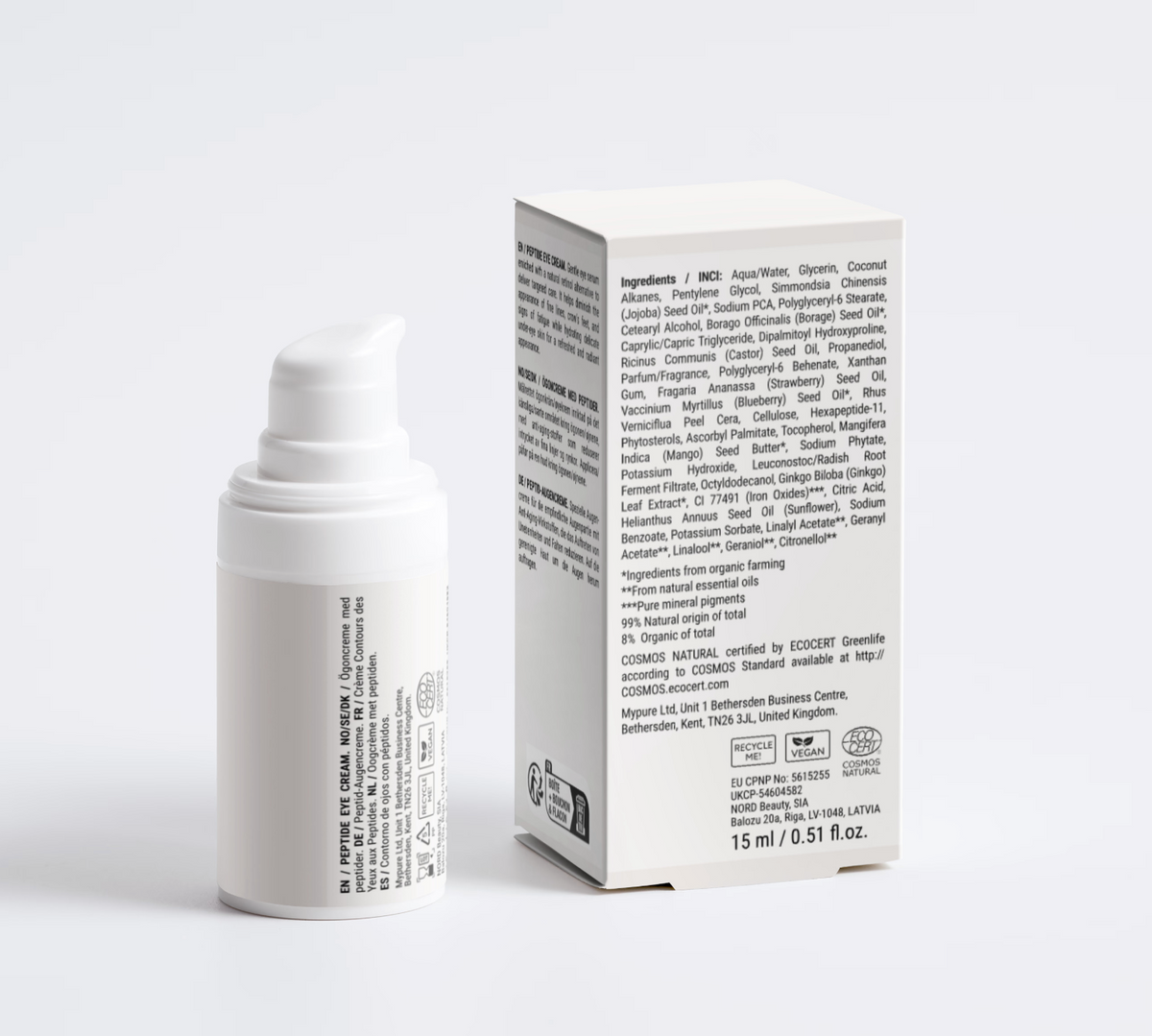 Peptide Age-Defying Eye Cream (15ml) | Firming & Smoothing - Wrinkle