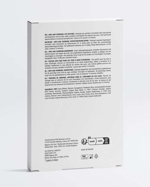 Anti-Ageing Niacinamide & Gold Eye Patches (7 Pairs) - Wrinkle
