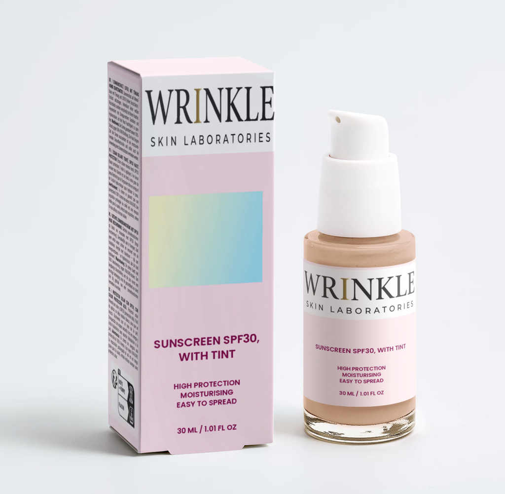 Mineral Tinted Sunscreen SPF 30 (30ml) | Sheer Glow | Wrinkle