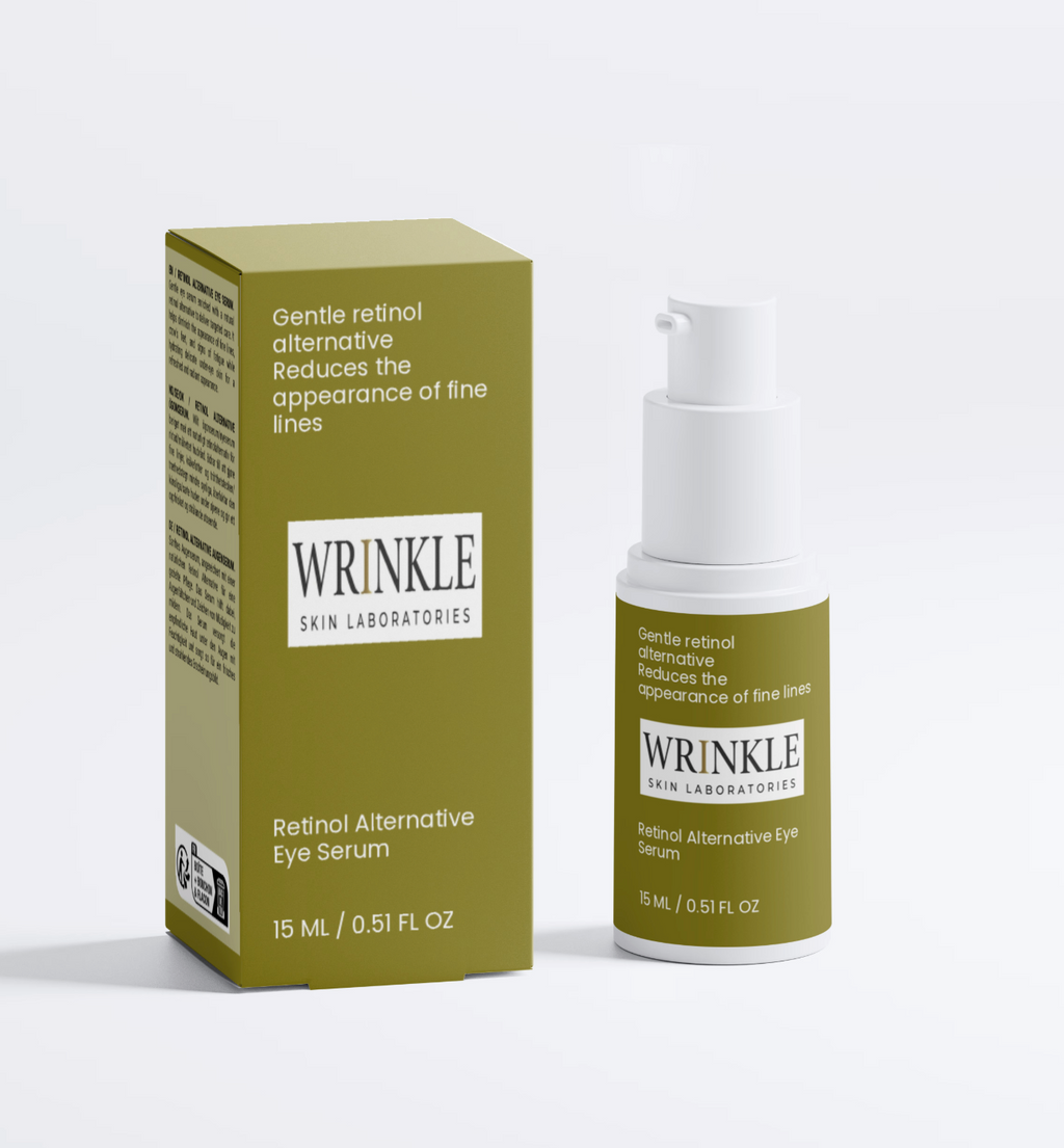 Cellular Renewal Retinol Alternative Eye Serum (15ml) | Bakuchiol & Vitamin C Line Smoothing – Wrinkle