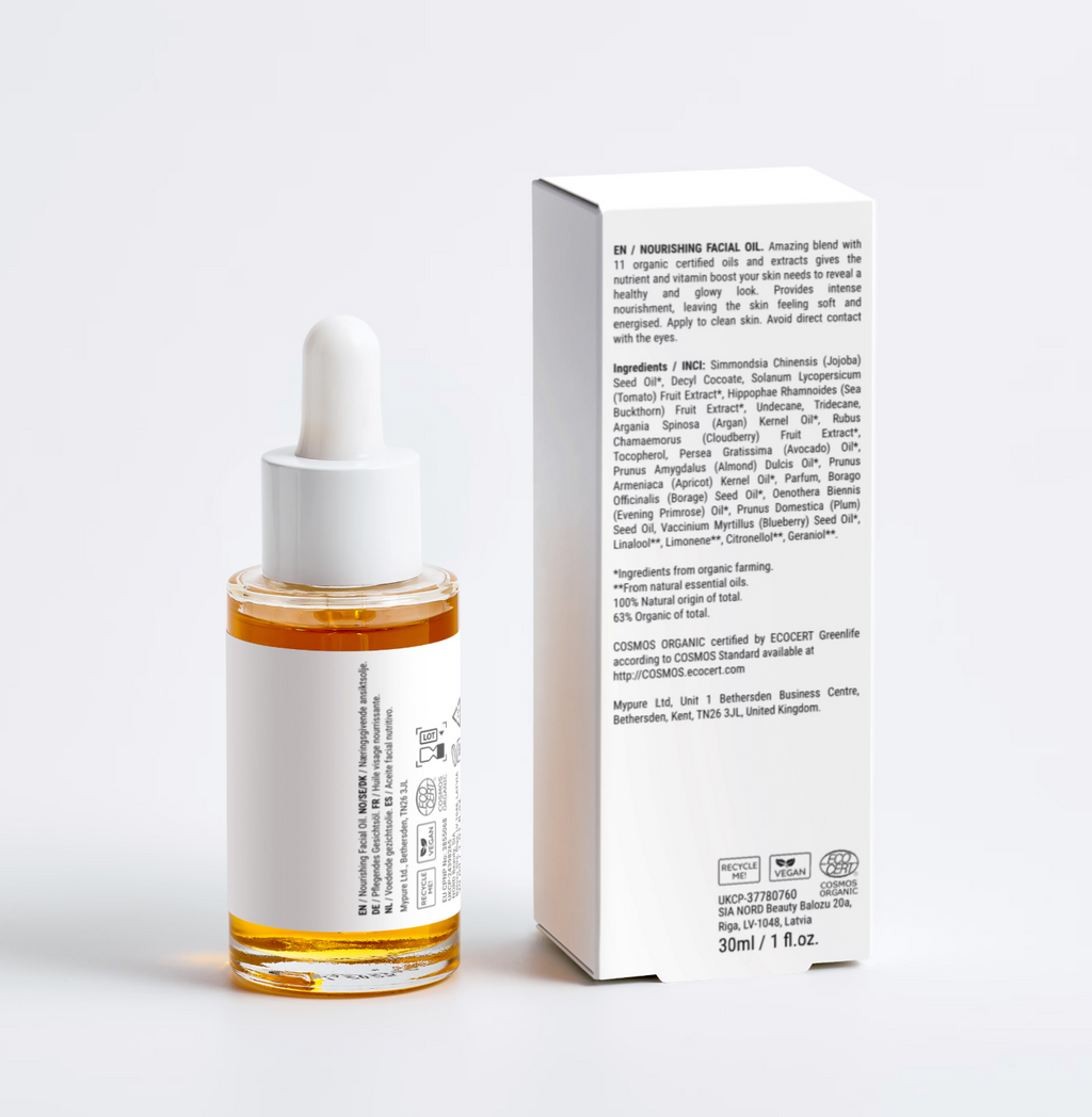Organic 11-Oil Glowing Facial Oil (30ml) | Wrinkle
