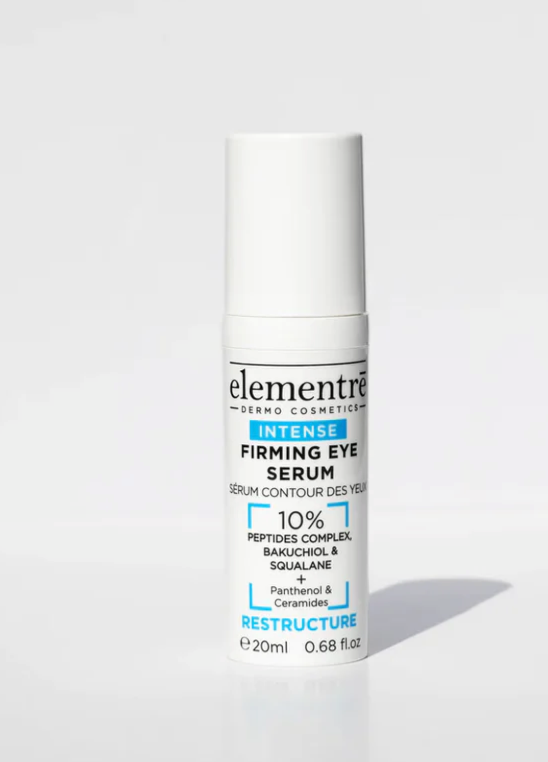 Elementre Firming Eye Serum - 10% Peptides, Bakuchiol, Squalane (20ml)