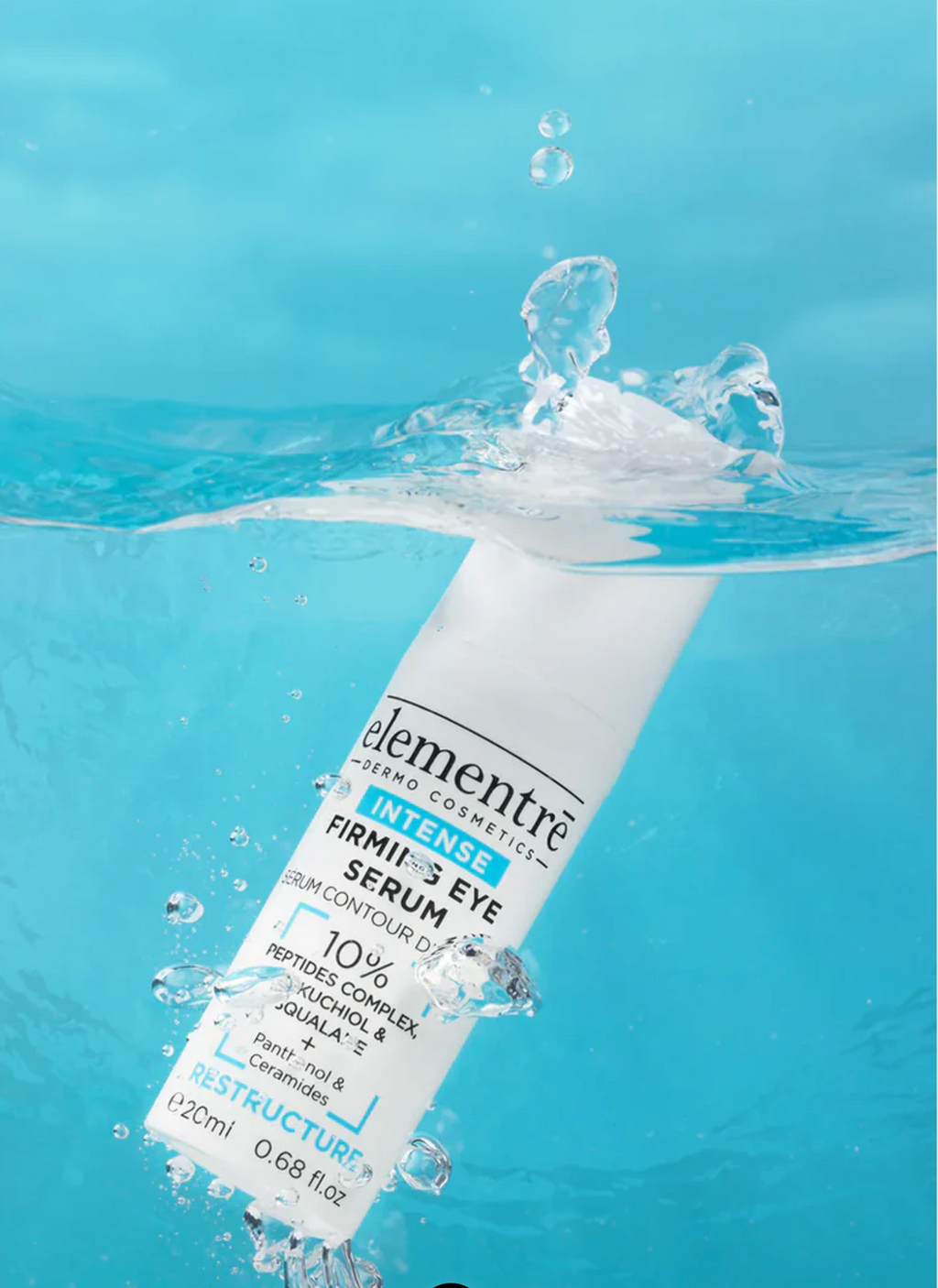 Elementre Firming Eye Serum - 10% Peptides, Bakuchiol, Squalane (20ml)