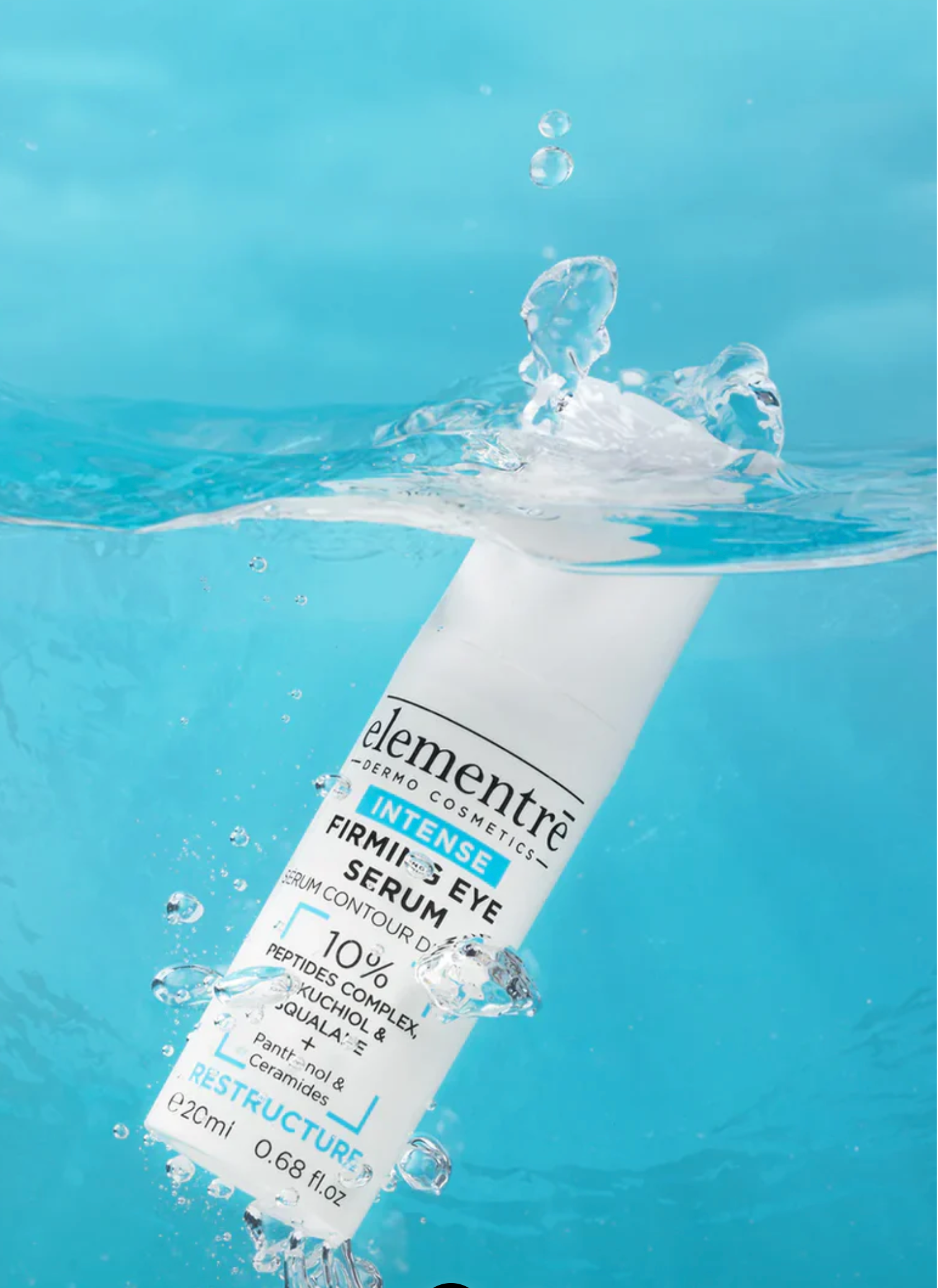 Elementre Firming Eye Serum - 10% Peptides, Bakuchiol, Squalane (20ml)