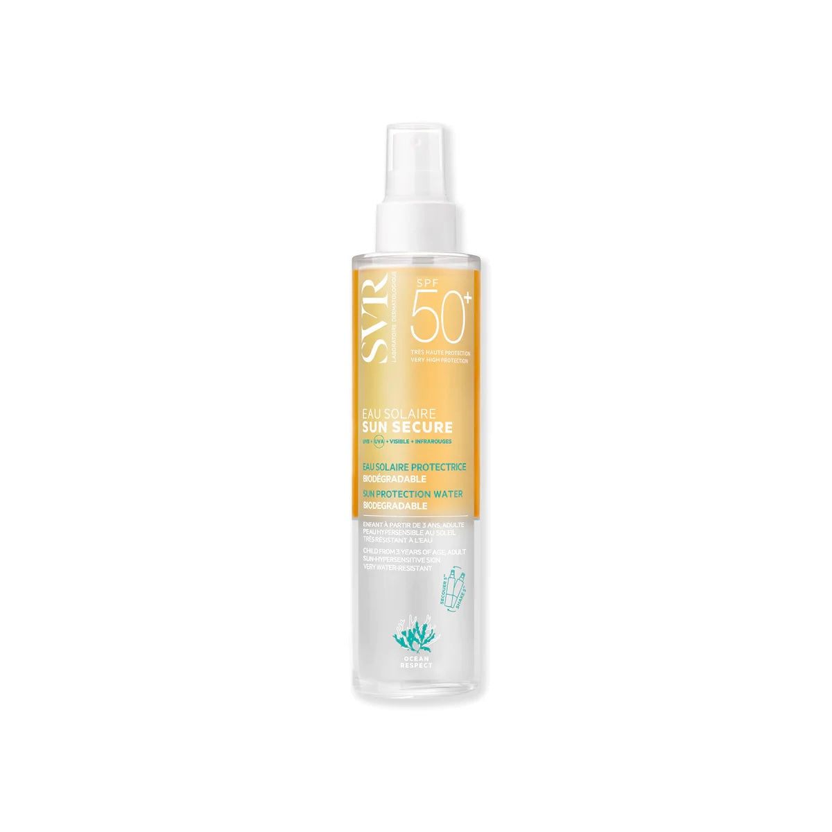 SVR SUN SECURE Sun-Water (Face & Body) SPF50+ (200ml)