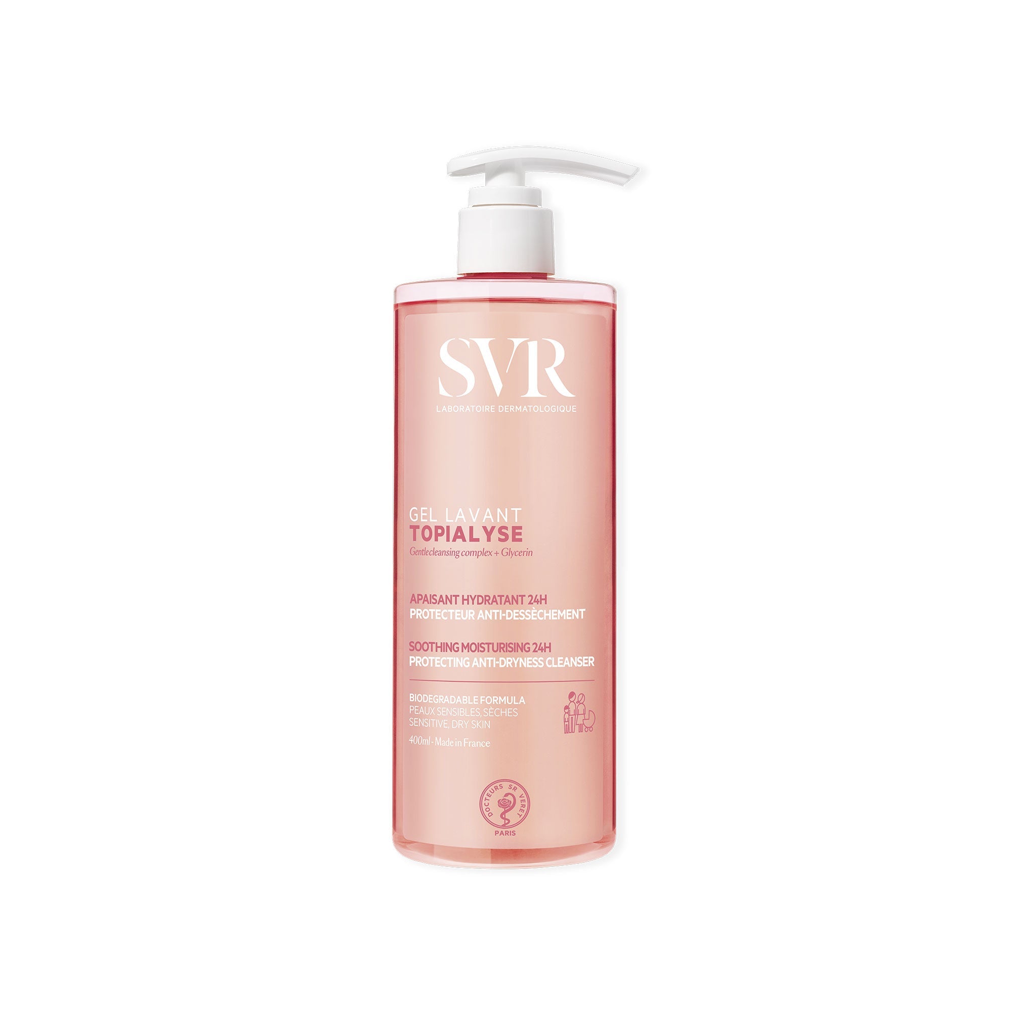 SVR TOPIALYSE Wash-Off Cleansing Gel 400ml